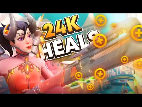 Carrying with Mercy HEALING | Top 500 Mercy Gameplay