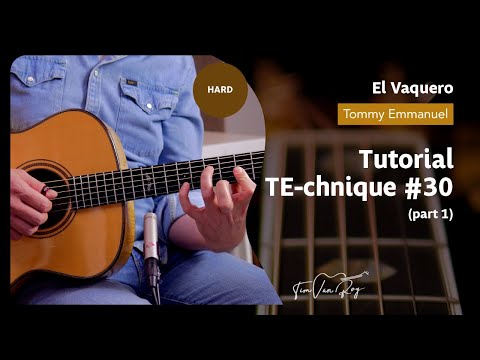 El Vaquero (Tommy Emmanuel) - Tutorial (Part 1)