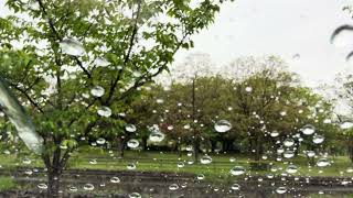 雨の中の雑談ラジオ
