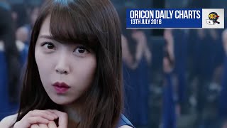 TOP 5 Oricon Daily Charts (15th July 2016)