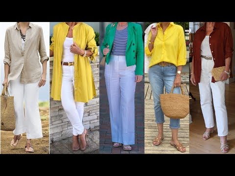 ELEGANTES Y MODERNOS CONJUNTOS Y COMBINACIONES DE ROPA PARA SEÑORAS DE 50 60 70 80 AÑOS