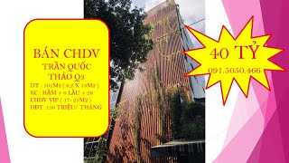 BÁN CHDV TRẦN QUỐC THẢO - QUẬN 3