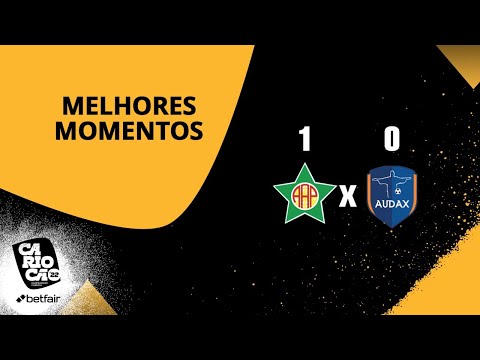 PORTUGUESA 1 x 0 AUDAX - MELHORES MOMENTOS - CARIOCÃO BETFAIR 22