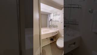 Discovery Princess Balcony cabin closet and bathroom tour #cruise #cabin #balcony #tour #princess