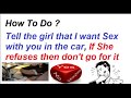 How To Have Sex In Car 