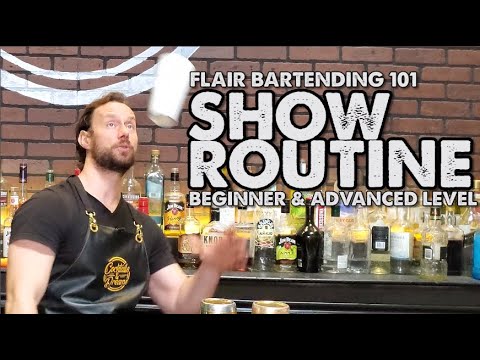 Flair Bartending 101 - Show Flair Routine