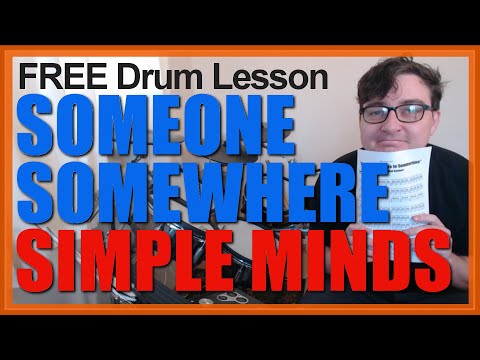 Thumbnail for ★ Someone Somewhere (Simple Minds) ★ FREE Video Drum Lesson | How To Play SONG (Mel Gaynor) by Mel Gaynor