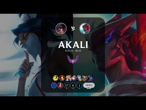 Akali Mid vs Yone - EUW Master Patch 13.1