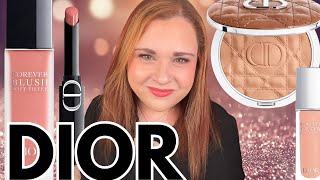 DIOR Forever Soft Blush Filter and Rouge Dior On Stage Lipstick!  Full Face of Dior
