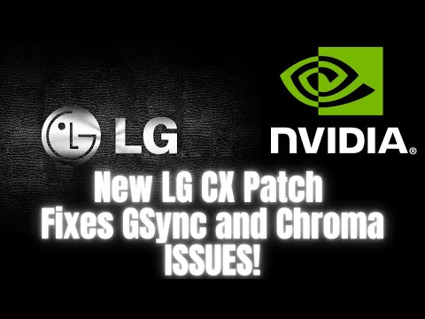 RTX 3XXX Series GSync and Chroma ISSUES Fixed for LG CX!