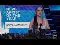 Dove Cameron Accepts the 2022 AMA for New Artist of the Year - The American Music Awards