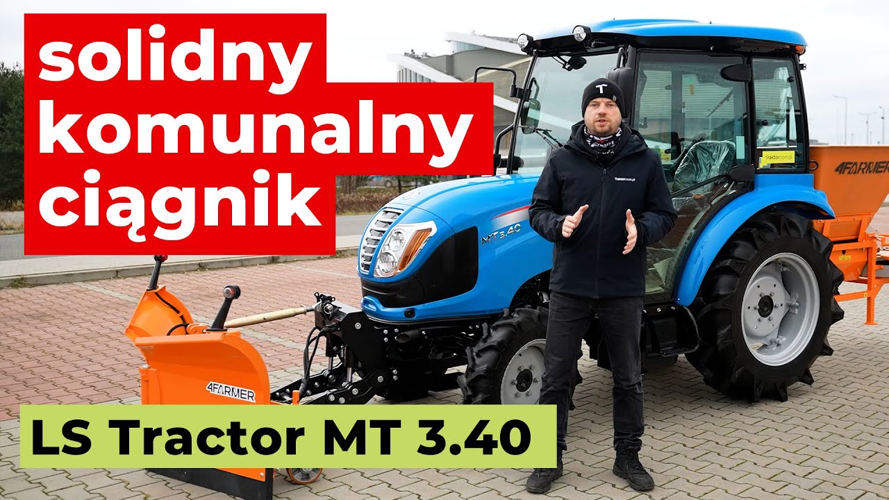 Ciągnik wybierany przez firmy komunalne - LS Tractor MT 3.40 :: Traktor.com.pl