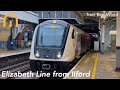 elizabeth line from ilford station to london paddington