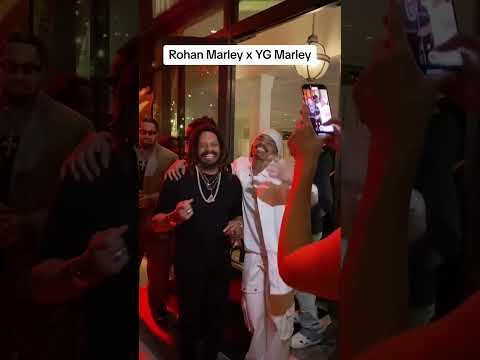 YG MARLEY with Rohan Marley (His Dad) Singing Together "Praise Jah in the Moonlight" #bobmarley