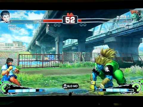 Uryo [Sakura] vs taste of tea [Blanka] SUPER STREET FIGHTER 4 - Japanese Online Ranked Matches