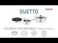 Video produktu Tefal A705S375 Duetto set (6ks)