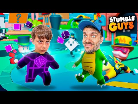 STUMBLE GUYS COM BRANCOALA E MARCOS  - BrancoalaGames
