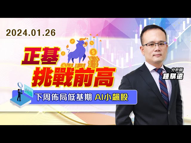 【戰勝華爾街】#鍾騏遠  正基挑戰前高，下周佈局低基期~AI小飆股