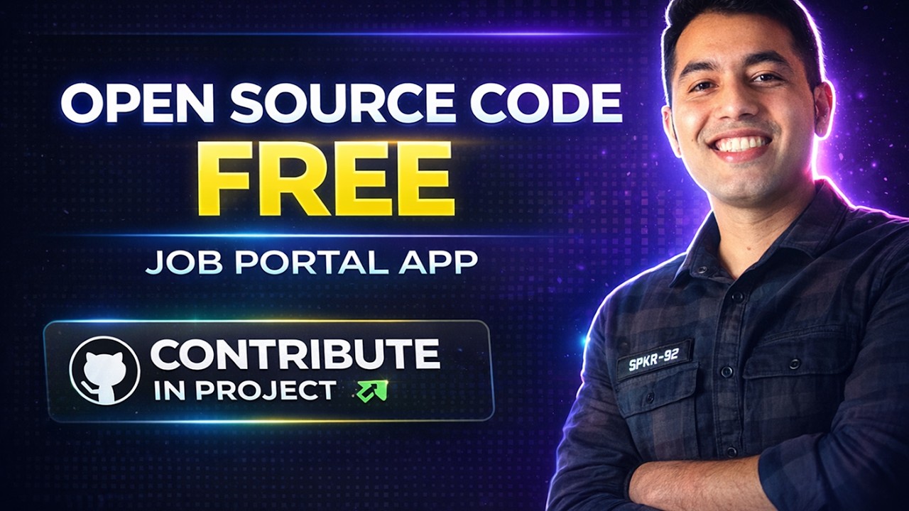 I Open Sourced My Job Portal App Code 🔥 Commit & Push to GitHub (Free Download)