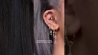 Summer Called… It Wants More Colour 🌈☀️ #piercing #earrings #jewelry #piercings #jewellery