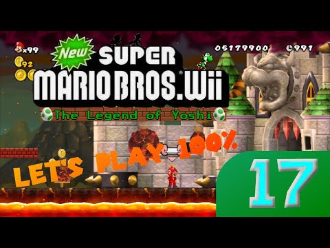 The Legend Of Yoshi - part 17 (100%) [NSMBW custom] - THE FINAL BATTLE !
