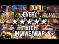 Every 5 Star Match In WWE WWF 1994 2023