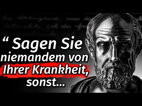 Hippokrates verbotene Zitate & Weisheiten über Gesundheit