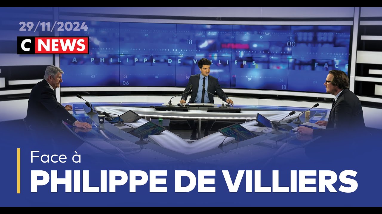 Face à Philippe de Villiers / 29 novembre 2024 (CNews)