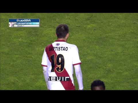 Golazo de cabeza de Baptistao (1-2) en el Rayo Vallecano - SD Eibar