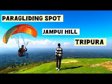 Paragliding Spot Of Jampui hill 🪂The beautiful  view of Nature 🌱🏔️  #jampui #jampuihills #tripura 