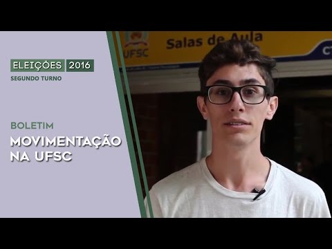 BOLETIM TJ UFSC - ELEIÇÕES 2016 - Movimentação na UFSC