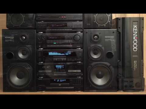 Kenwood Hifi Midi Stereo System M-94 vintage home Hi-Fi stereo from 1990 in HD