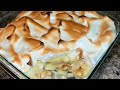 Homemade Banana Pudding From Scratch With Meringue