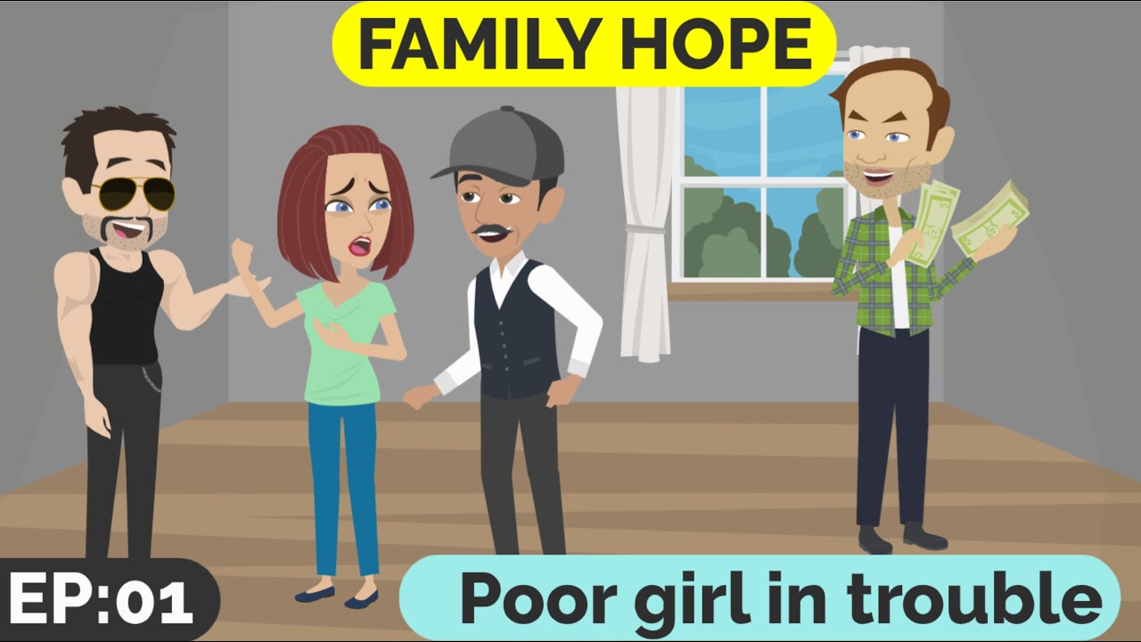 ❤️Family Hope Part 1 | Animated stories | English Story | English Conversation | Window English