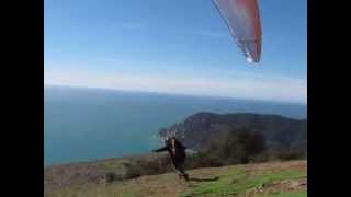 preview picture of video 'Paolo Bettocchi in decollo a Monterosso al Mare SP 06 FEB 2014'