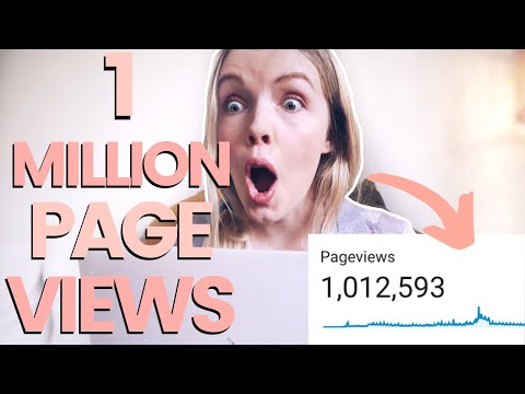 HOW I GOT 1 MILLION PAGE VIEWS MY FIRST YEAR BLOGGING: Get Blog Traffic From Pinterest in 2021