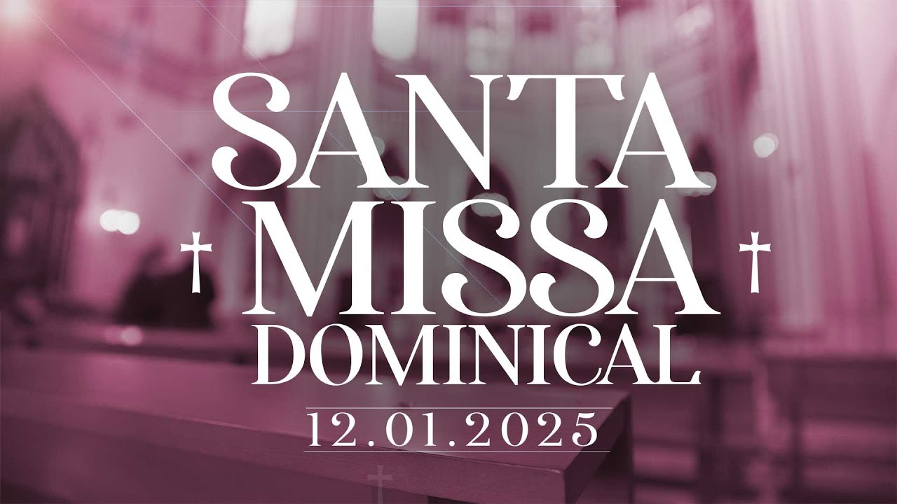 Santa Missa Dominical | 12/01/25 | @PadreManzottiOficial