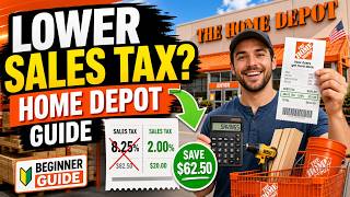 How to Reduce Sales Tax with Home Depot - Beginner Guide