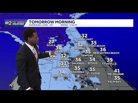 Freeze Warnings and A Cold Weather Advisory for Central Florida | Snow in Northern Florida