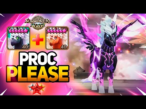 PLEASE dont PROC! AoE Unicorns in Action - Summoners War
