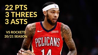 [高光] Brandon Ingram 22pts/5reb/3ast vs HOU