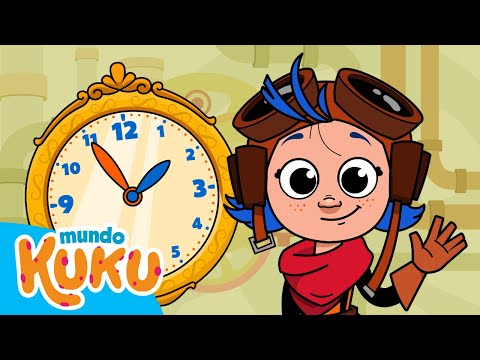 Vamos a Aprender las Horas! Horas del Reloj para Niños - Mundo Kuku