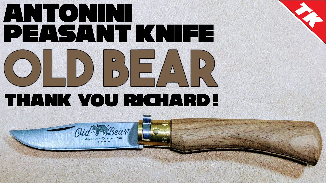 Antonini Old Bear Italian Peasant Knife 01OB001