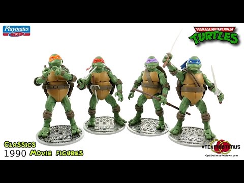 Video Review of the Teenage Mutant Ninja Turtles Classics: 1990 Movie Figures