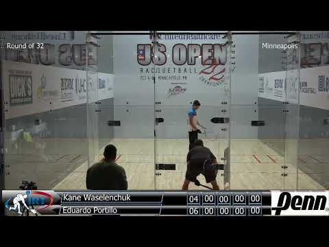 2017 US OPEN: Round of 32: Kane Waselenchuk vs. Eduardo Portillo