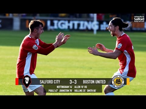 Salford City 3-3 Boston United - National League North 15/10