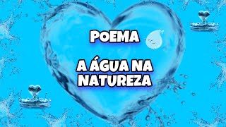 Poesia água Na Natureza