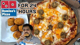 I ONLY ATE DOMINOS FOR 24 HOURS || Episode 8