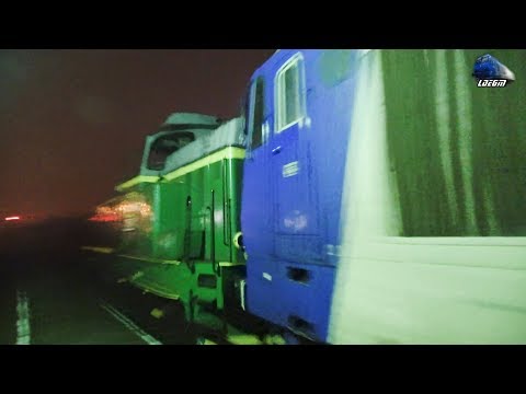 GM 64-1357-4 & LDE1250 73-0001-0 RO-SNTFC pe Seară/on Evening in Oradea Est Triaj - 30 January 2019