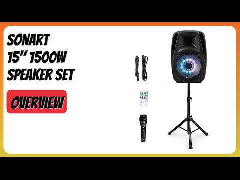 REVIEW (2025): Sonart 15" 1500W Speaker Set. Features